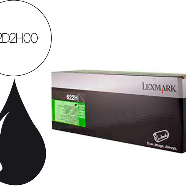 Toner Original Lexmark 622H Preto