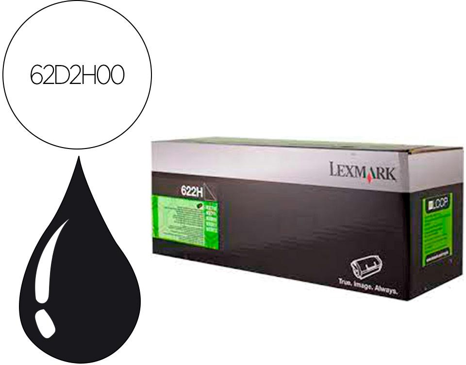 Toner Original Lexmark 622H Preto