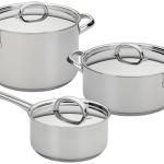 Conjunto de Cozinha Low Cost Essential em Aço Inoxidável (3 Peças) - SILAMPOS