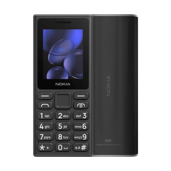 Telefone Móvel para Idosos Nokia 105 (2024) Preto 4 MB Single Core™ 1,8"
