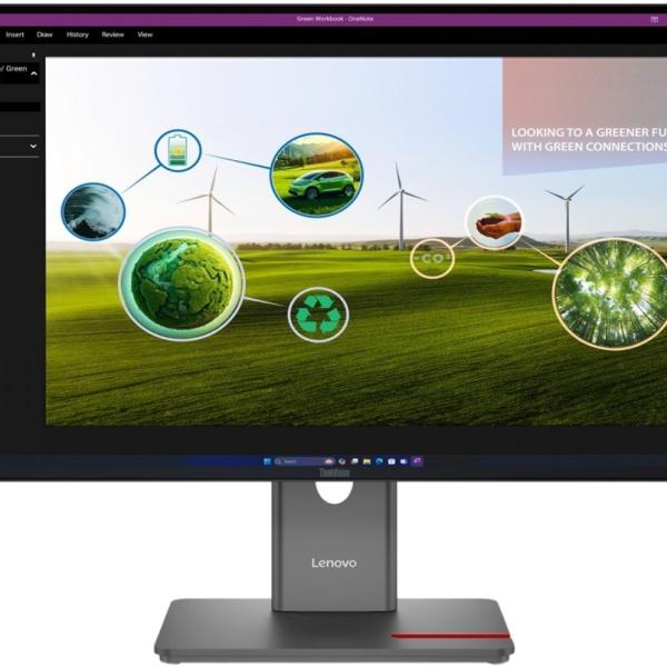Monitor 27 ThinkVision P27Q - 40 Quad HD LED (Preto) - LENOVO