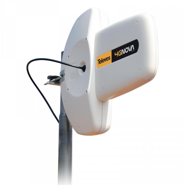 Antena 4GNova 0,7... 0,96 / 1,7... 2,7GHz G7dBi - TELEVES