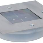 Luz Solar 2 LEDs Quadrado p/ Jardim (13 x 13cm) - GRUNDIG