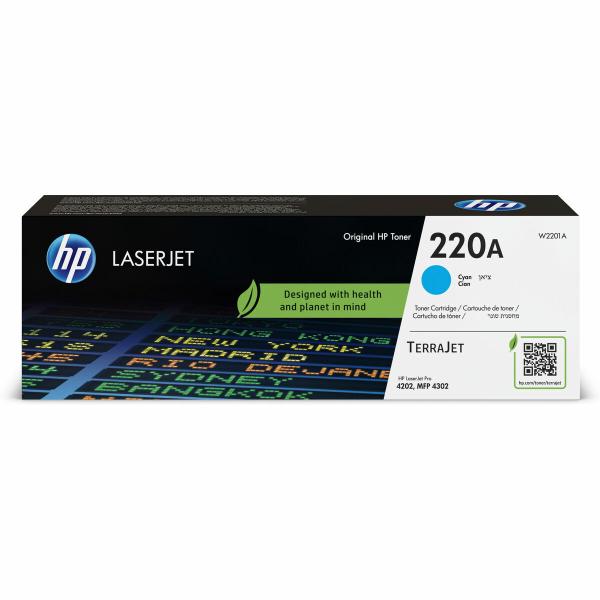 Tinteiro de Tinta Original HP W2201A Ciano