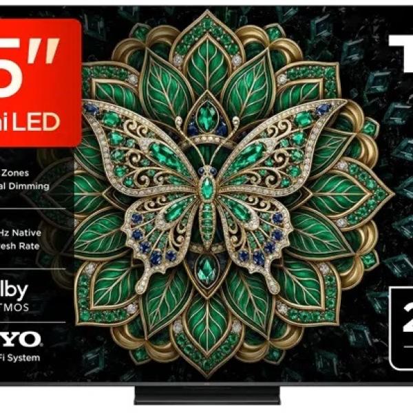 Smart TV QD - Mini LED 65 65C6K Pro Premium 4K Ultra HD (Preto) - TCL