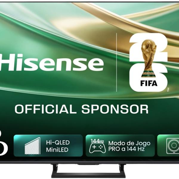 Smart TV Mini LED 65 Series E8S (2026) 4K UHD VIDAA - HISENSE