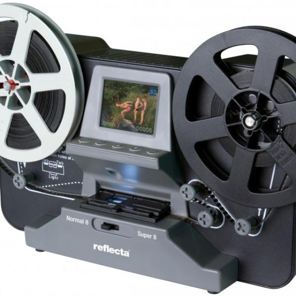 Scanner Film Scanner Super 8 1440 x 1080p (Preto) - REFLECTA