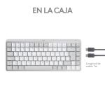 Teclado sem Fios Logitech 920-010799 Branco Qwerty espanhol QWERTY Qwerty US Inglês EEUU