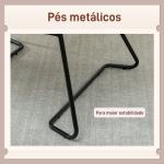 Poltrona Sala de Estar Moderna Poltrona de Leitura com Assento Largo e Acolchoado Estofada em Veludo Pés de Metal 70x67,5x87 cm Creme