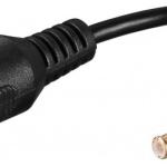 Adaptador Antena: IEC/Coaxial - MCX