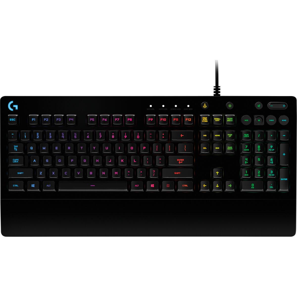 Teclado Gaming Logitech G213 Preto Qwerty espanhol QWERTY Qwerty português