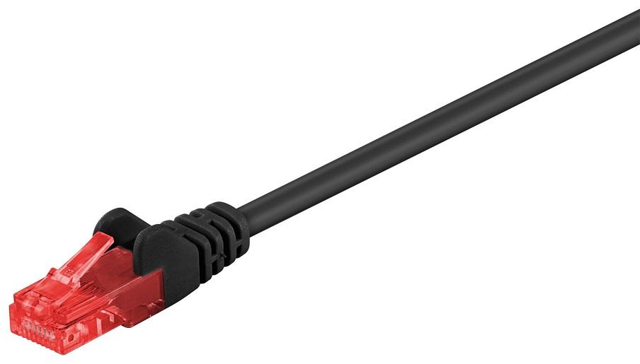 Cabo de Rede UTP RJ45 CAT6 8 Preto (3 mts) - GOOBAY