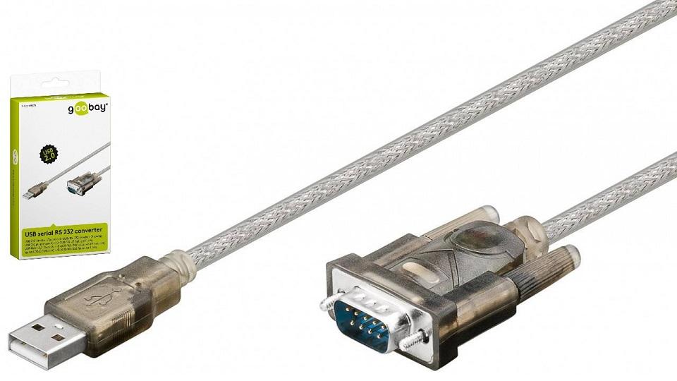 Cabo Adaptador USB p/ SERIAL RS232 (1,5 mts) - GOOBAY