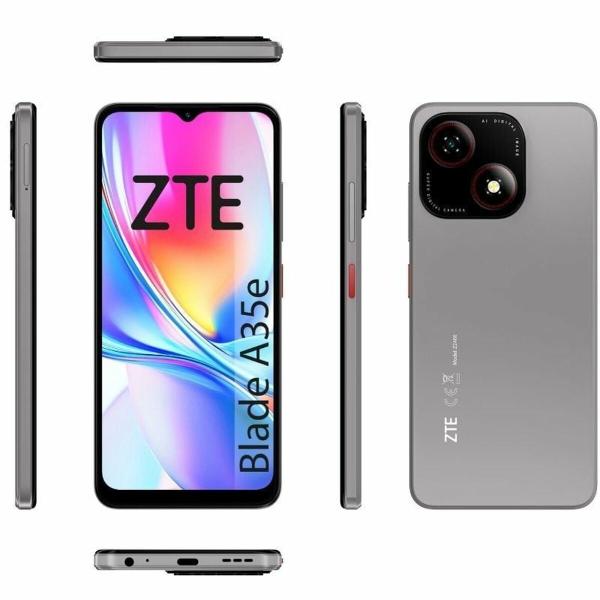 Smartphone ZTE Blade A35E Octa Core 2 GB RAM 32 GB Cinzento