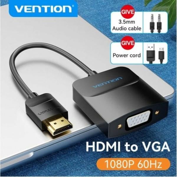 Adaptador HDMI para VGA Vention 42154 Preto 15 cm