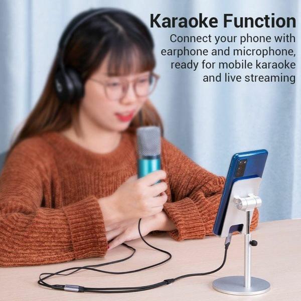 Adaptador USB-C para Jack 3.5 mm Vention BGPHY