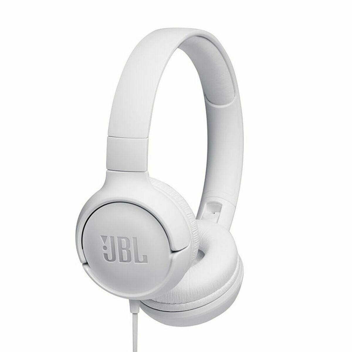 Auriculares Bluetooth com microfone JBL Tune 500 Branco