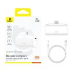 Powerbank Baseus P10068306213-00 Branco 5000 mAh