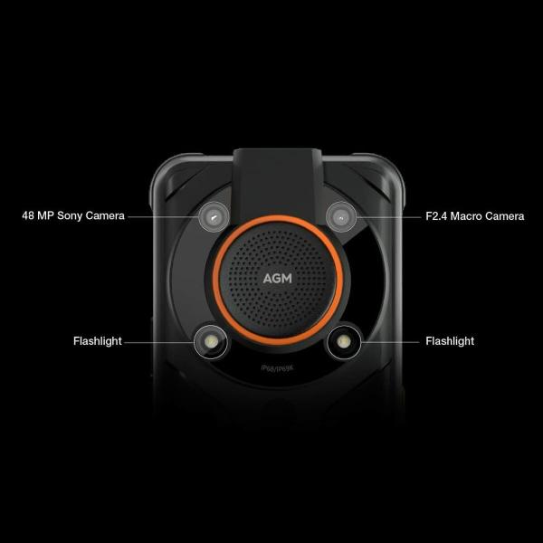 Smartphone AGM Glory SE Preto 8 GB RAM 128 GB