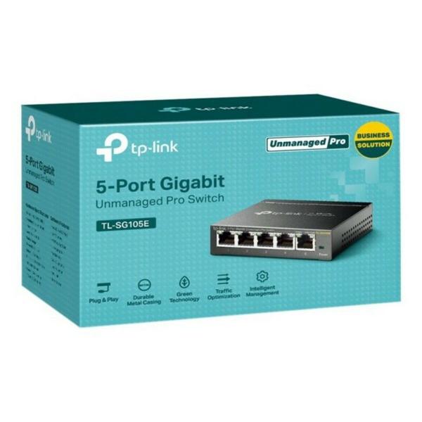 Switch de mesa TP-Link TL-SG105E RJ45 7,4 Mbps Preto