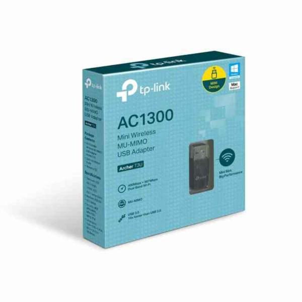 Adaptador USB Wifi TP-Link ARCHER T3U AC1300 Preto