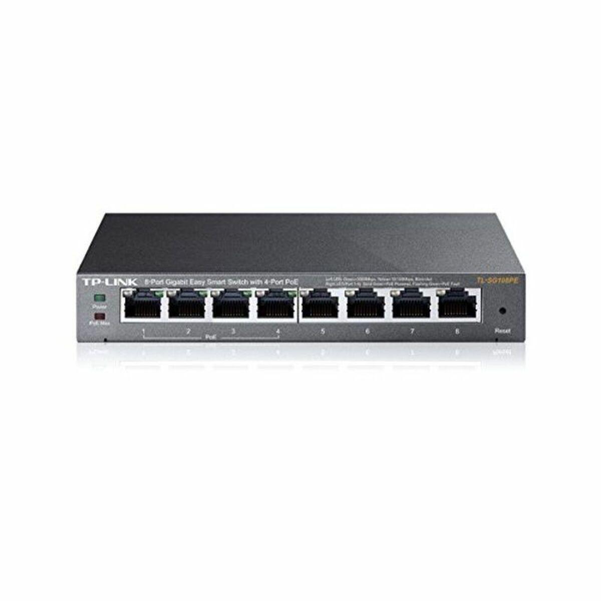 Switch de mesa TP-Link TL-SG108PE PoE 16 Gbps
