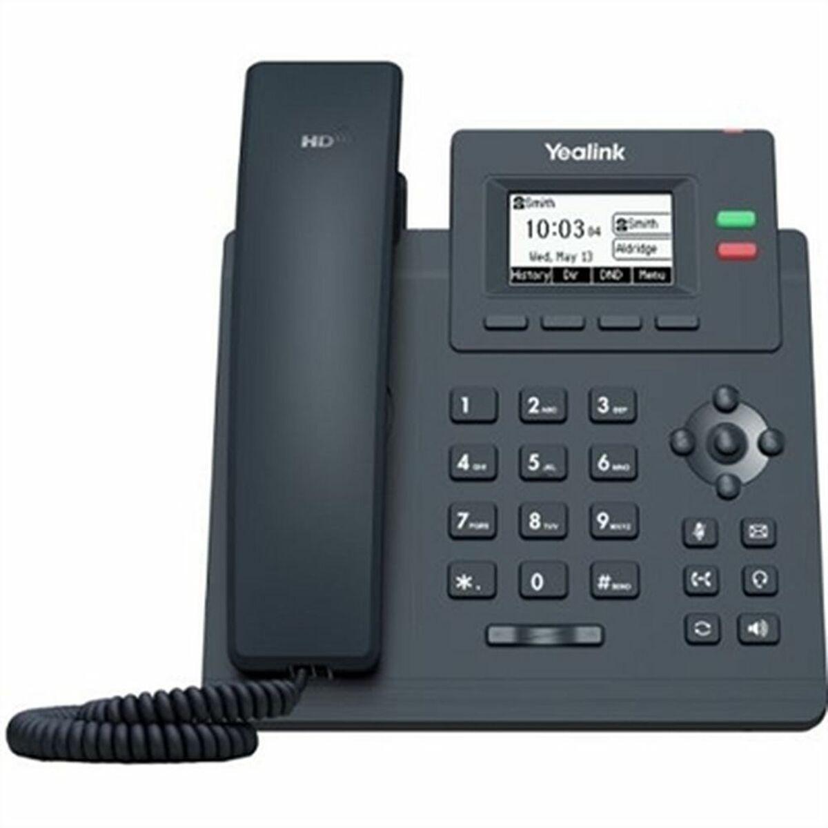 Telefone Fixo Yealink SIP-T31G Preto Cinzento