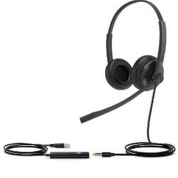 Auriculares com microfone Yealink UH34 SE DUAL TEAMS Preto