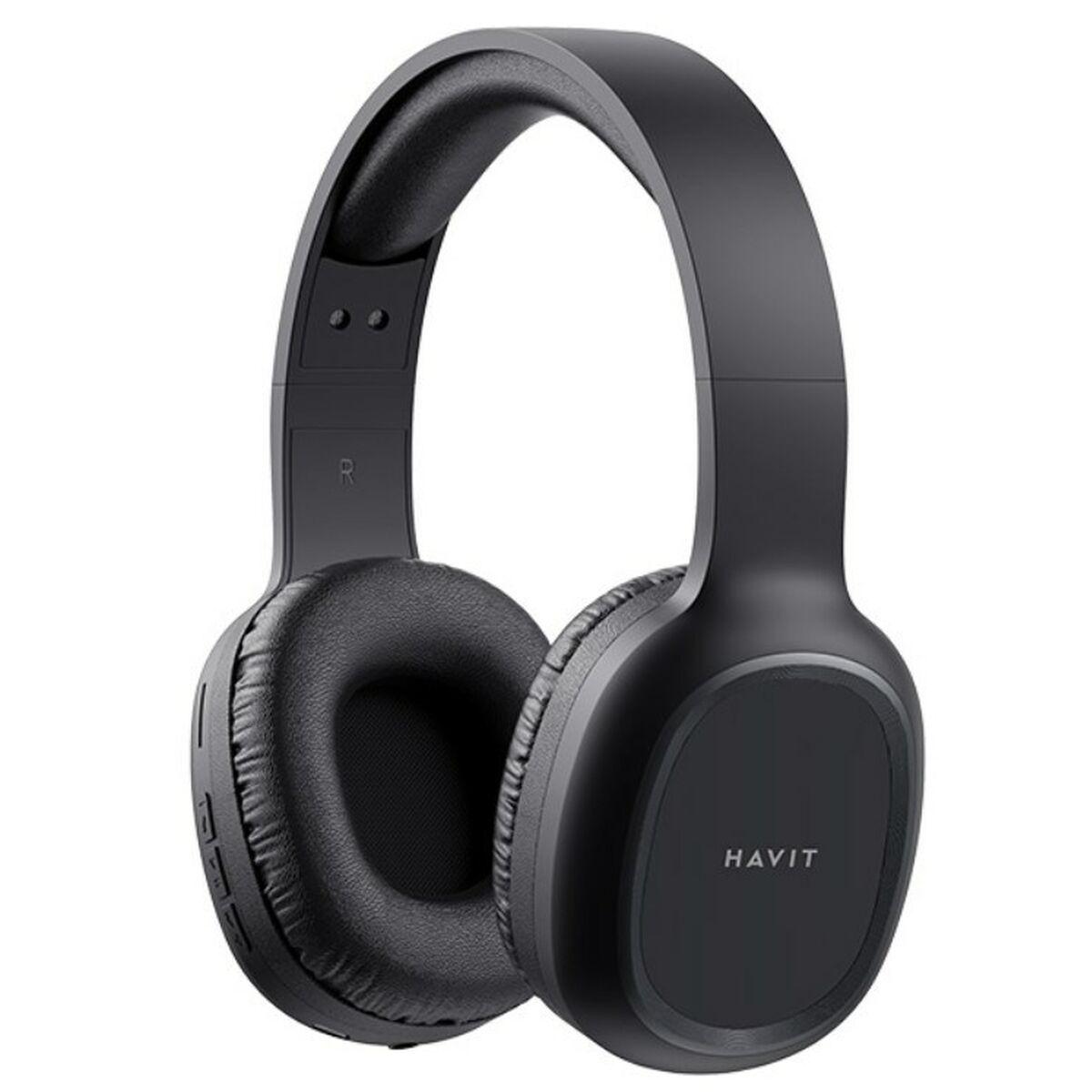 Fones de Ouvido Bluetooth de Faixa de Cabeça Havit H2590BT PRO Preto