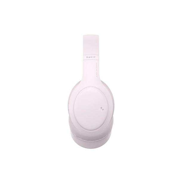 Fones de Ouvido Bluetooth de Faixa de Cabeça Havit H633BT Cor de Rosa