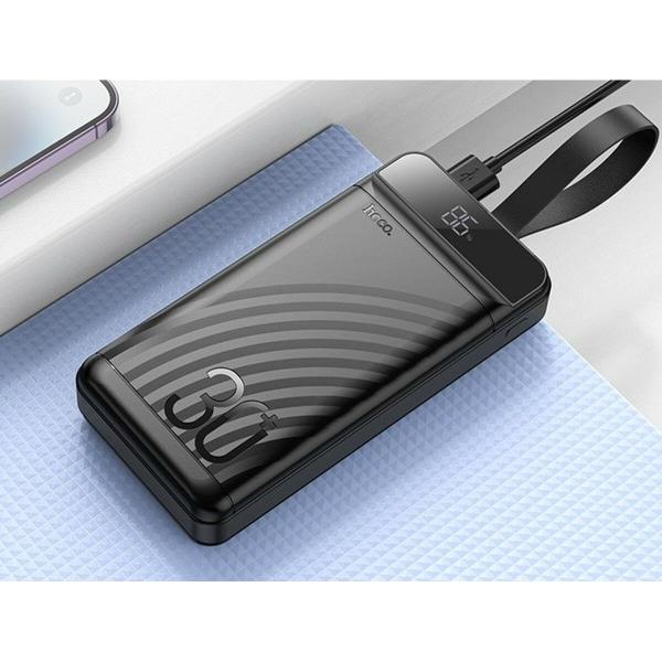 Powerbank Hoco J123B black Preto 30000 mAh