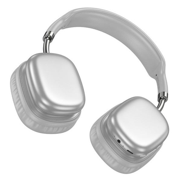 Auriculares sem fios Hoco W52 silver Prateado