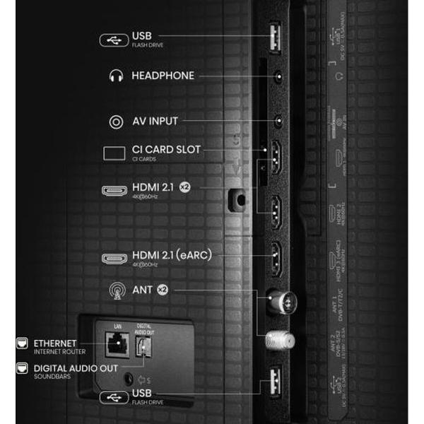 Smart TV Hisense 65A7Q 65" 4K Ultra HD LED HDR D-LED