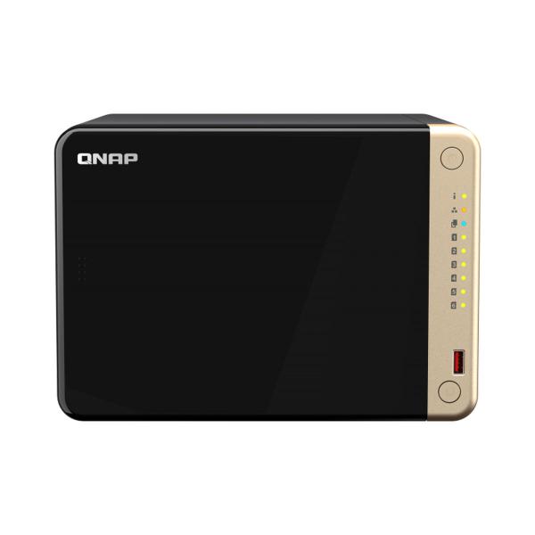 Armazenamento em rede Qnap TS-664-8G Preto Intel Celeron