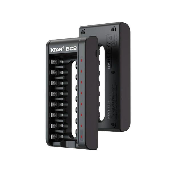 Carregador de pilhas Xtar BC8