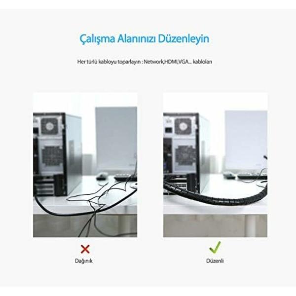 Flanges para cabos Ugreen 30818 Verde Polietileno Plástico