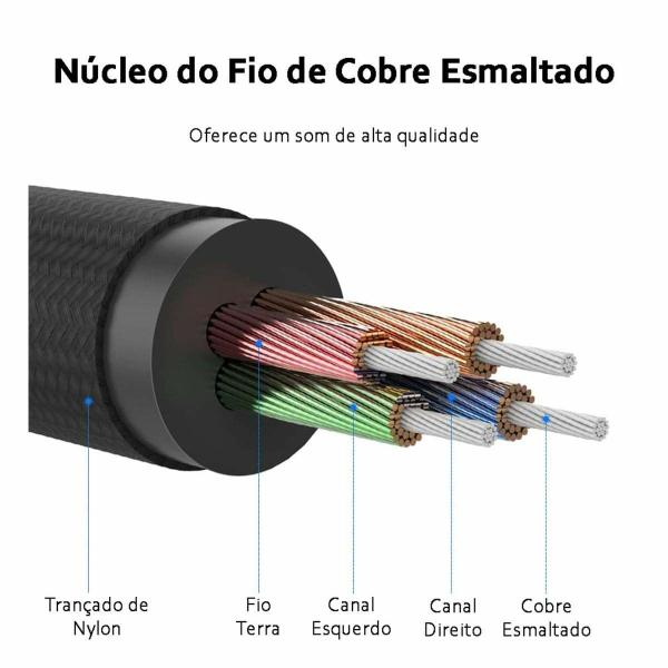 Cabo Áudio Jack (3,5 mm) Ugreen 40675