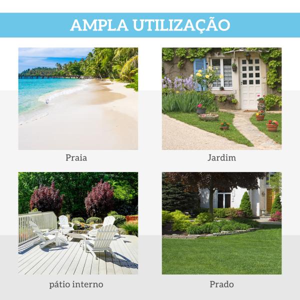 Tenda de Praia Pop - up para 1 - 2 Pessoas com 2 Acessos, 2 Janelas e Bolsa de Transporte 220x173x120 cm Azul Claro