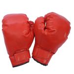 Punching Ball de Boxe com Altura Ajustável Base Recarregável e Luvas para Adolescentes Ø43x125 - 145 cm Vermelho e Preto