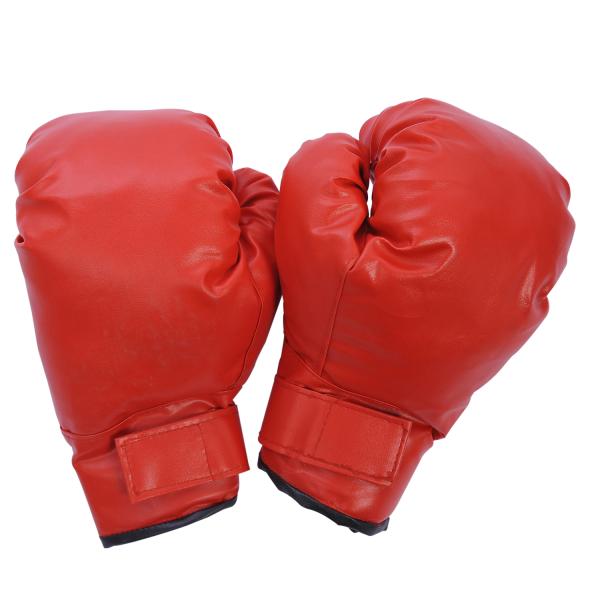 Punching Ball de Boxe com Altura Ajustável Base Recarregável e Luvas para Adolescentes Ø43x125 - 145 cm Vermelho e Preto