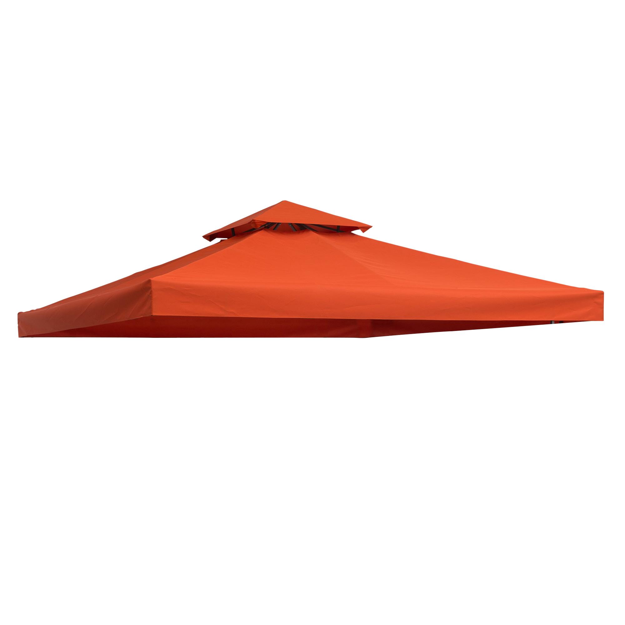 Toldo de Substituição 3x3m para Pérgolas Toldo de Substituição de Pérgolas de Jardim Terracota