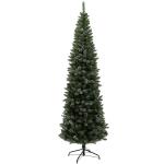 Árvore de Natal 225 cm Árvore de Natal Artificial com 980 Ramos e Suporte de Metal Árvore de Natal para Interior Verde