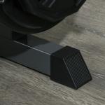 Máquina de Extensão e Flexão de Pernas Ajustável com Carga de Discos para Treino de Glúteos e Coxas em Ginásio
