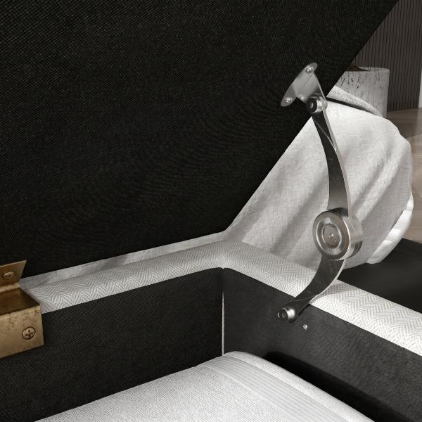 Banco para Pé de Cama Estofado em Tecido Sintético com Pernas de Aço e Assento Acolchoado 100x40x49 cm Creme