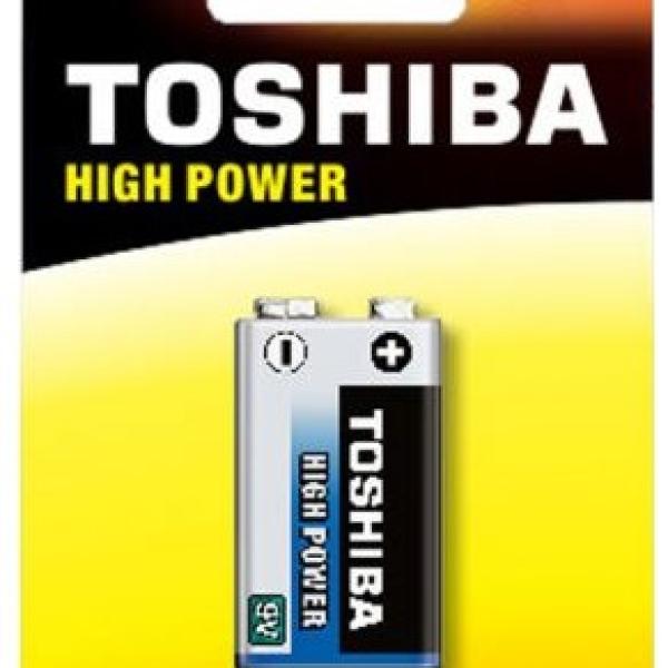 Pilha Alcalina 9V 6LR61 - TOSHIBA