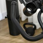 Bicicleta Estática com Volante de Inércia 8 kg Ecrã LCD Guiador e Assento Ajustáveis 103x53x110 - 114 cm Azul