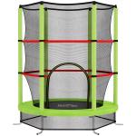 Trampolim Infantil Ø140x190 cm Trampolim para Crianças de 3 - 6 Anos com Rede de Segurança Carga 45 kg para Interior Verde