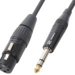 Cabo Jack 6,3mm Stereo - Canon Femea (1,5 mts) - Power Dynamics CONNEX