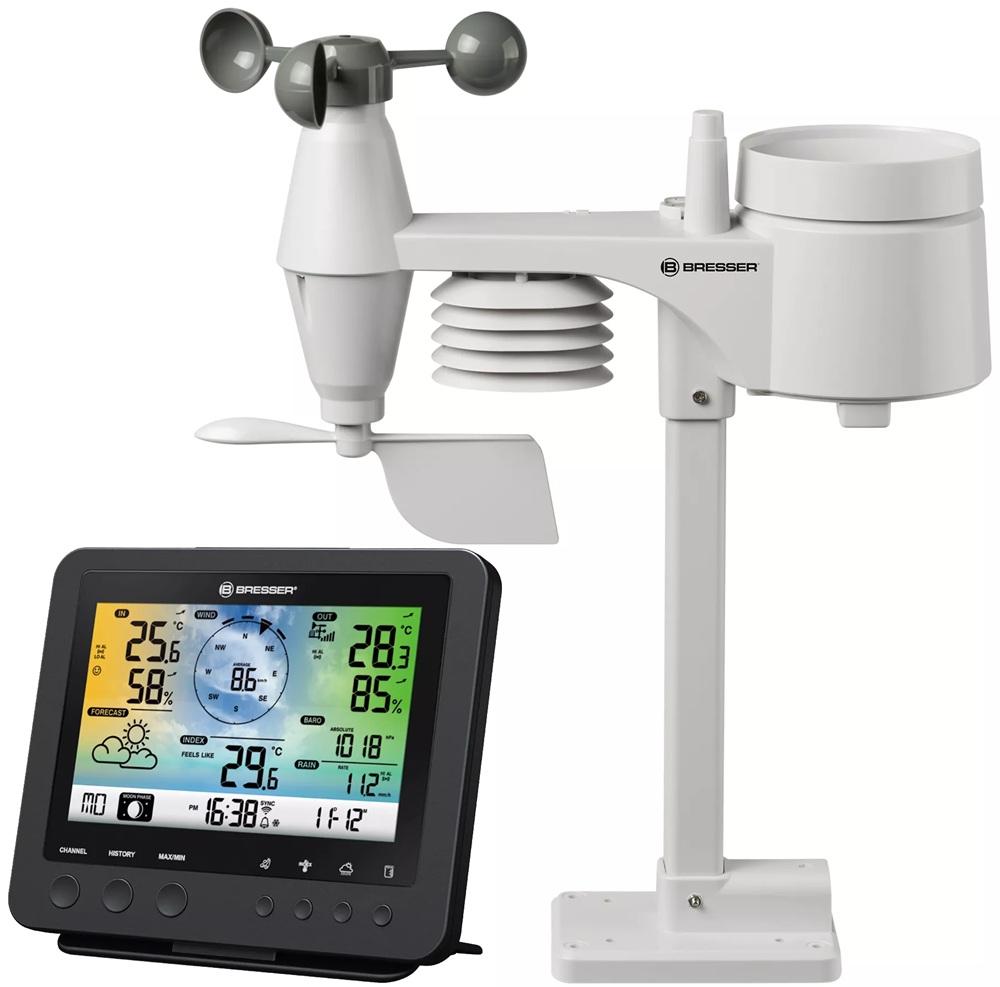 Estação Meteorológica Digital Optics 5 - EM - 1 (Preto) - BRESSER