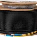 Bobine Cabo Fibra Óptica Duplo GI - 5.5 Pré - Montado FC/PC - FC/PC Interior/Exterior (200 mts) - INVACOM